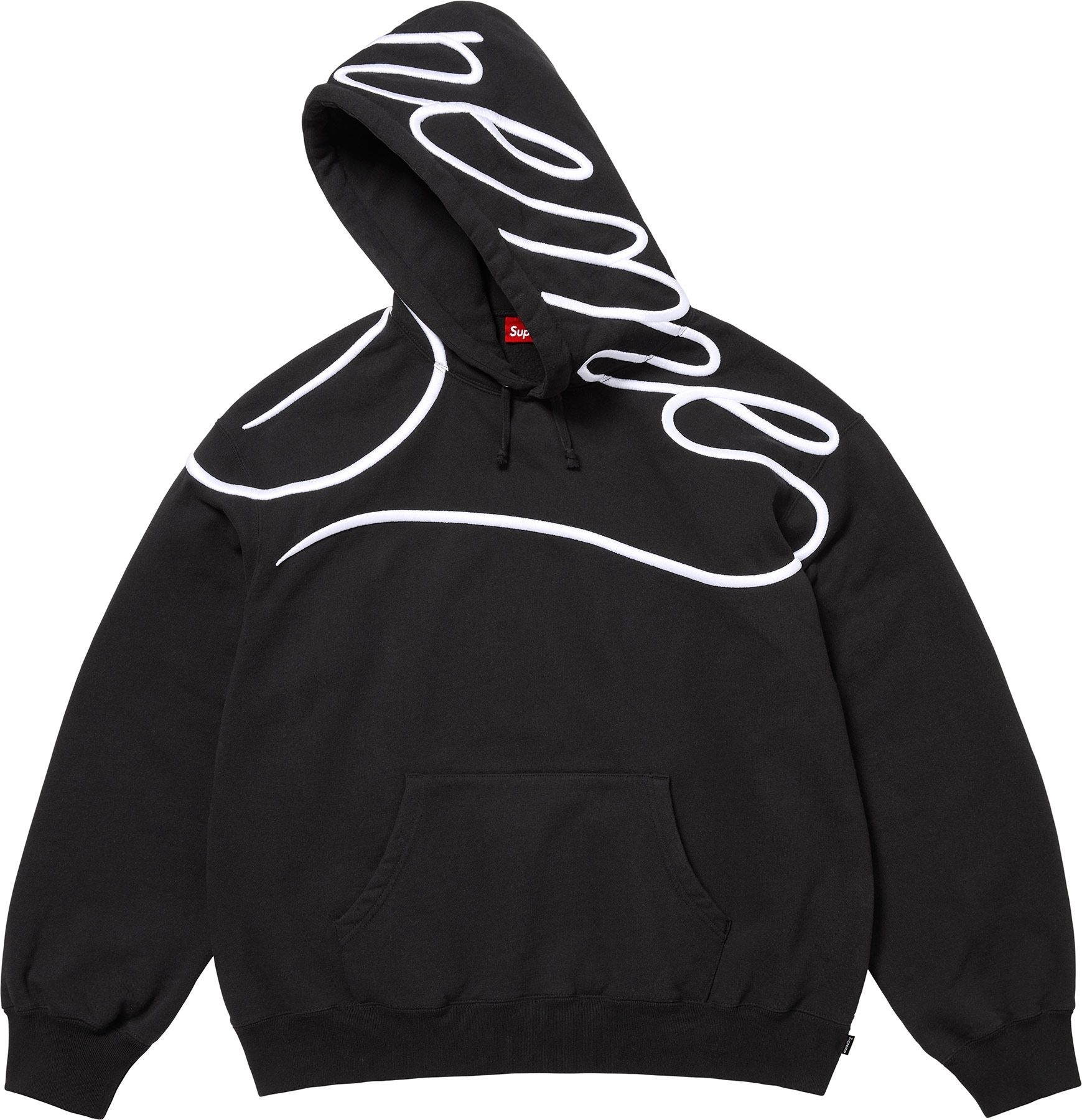 Shoulder Script Hooded Sweatshirt view 11
